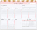 Undated Weekly Planner Notepad - Spiral to Do Planner, Schedule Planner with 52 Weeks, Undated Notepad Organizer & Habit Tracker - 9.5” X 7.8”
