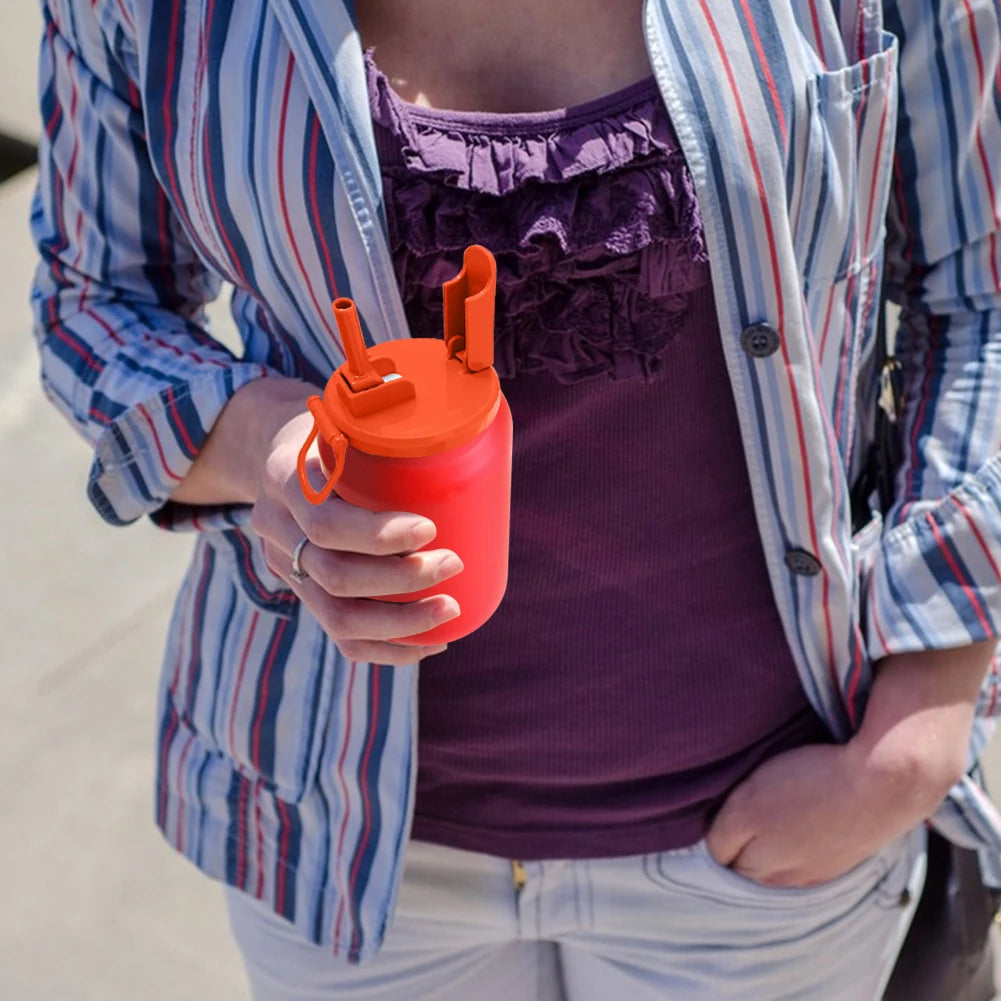 Silicone Soda Can Lids with Built-In Straws – Colorful, Reusable