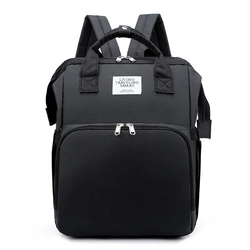 Diaper Backpack with Insulated Bottle Pockets – Water-Resistant