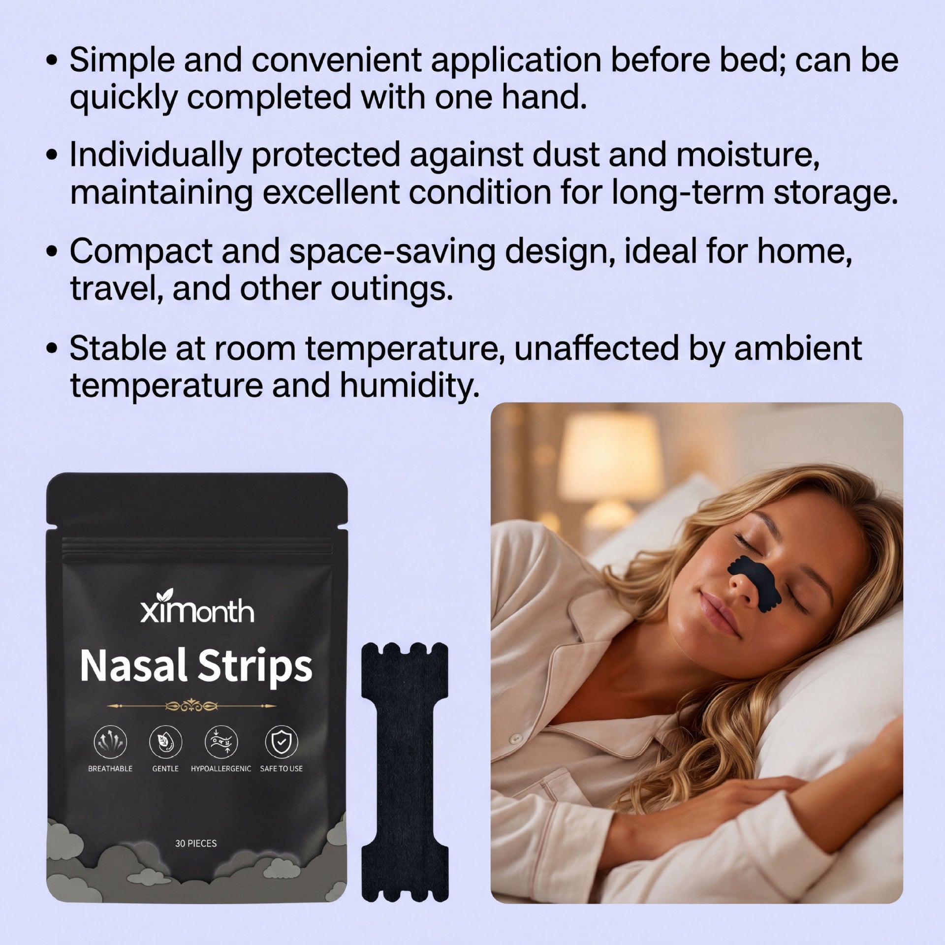 Anti-Snoring Sleep Nasal Strips