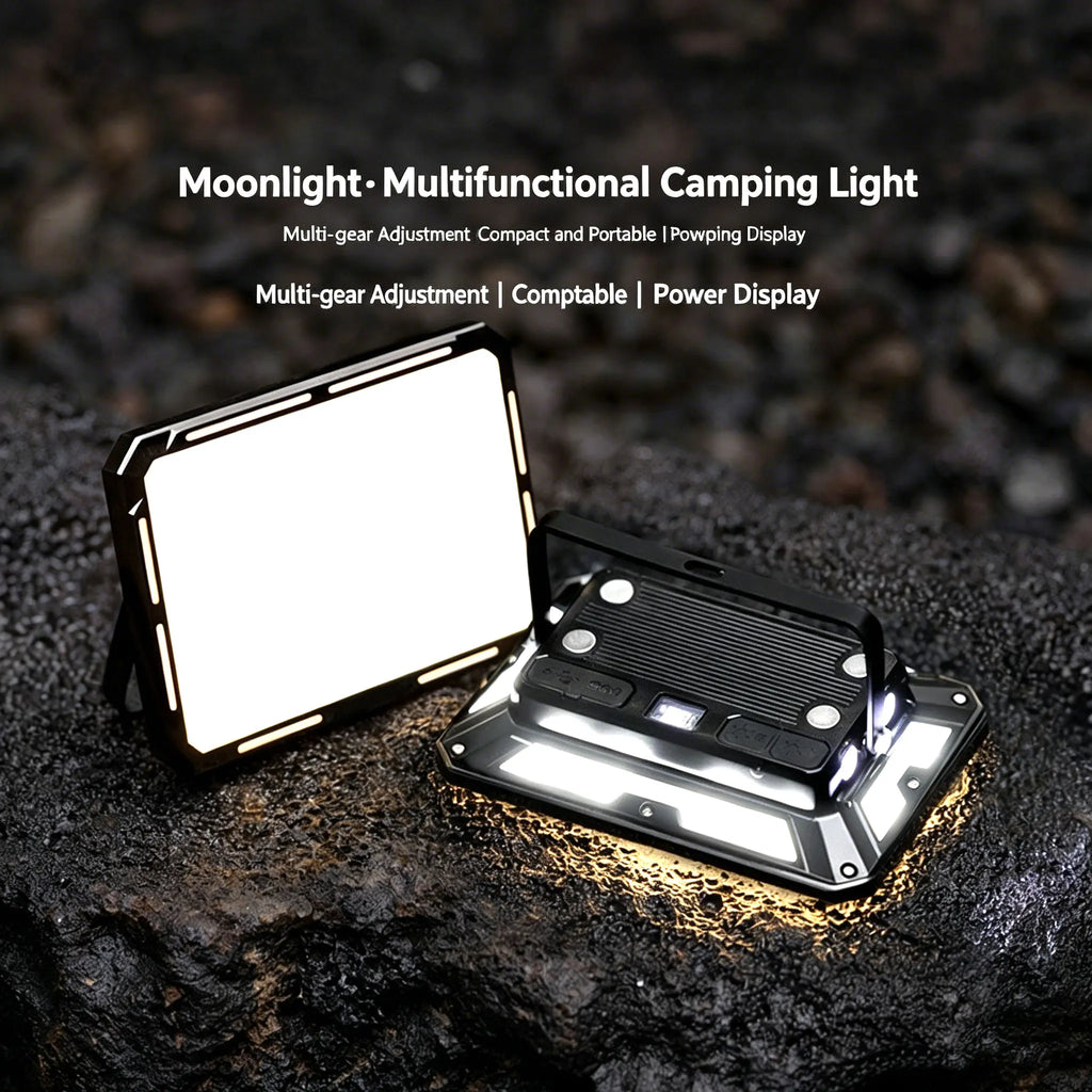LED Camping Tent Light with Magnetic Mount – USB-C Rechargeable