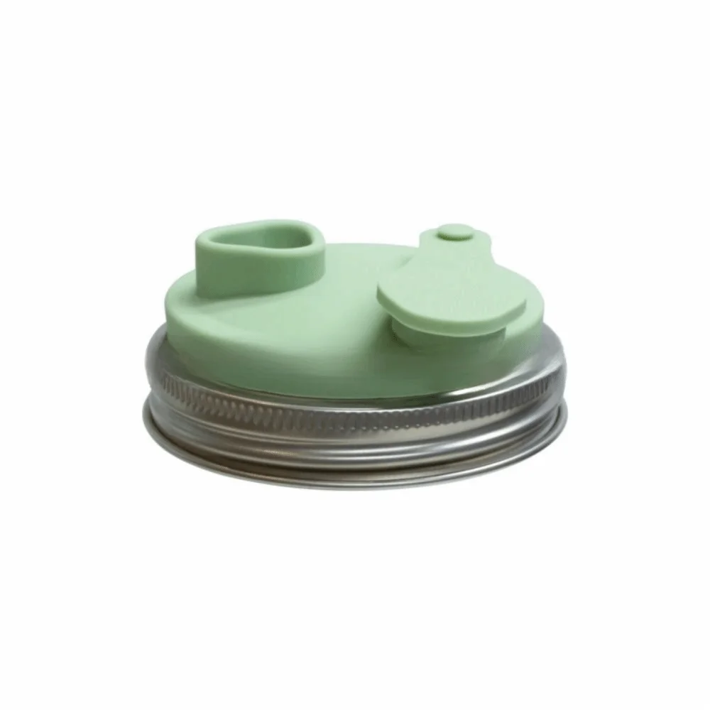 Silicone Soda Can Lid with Leak-Proof Flip Cap – Reusable