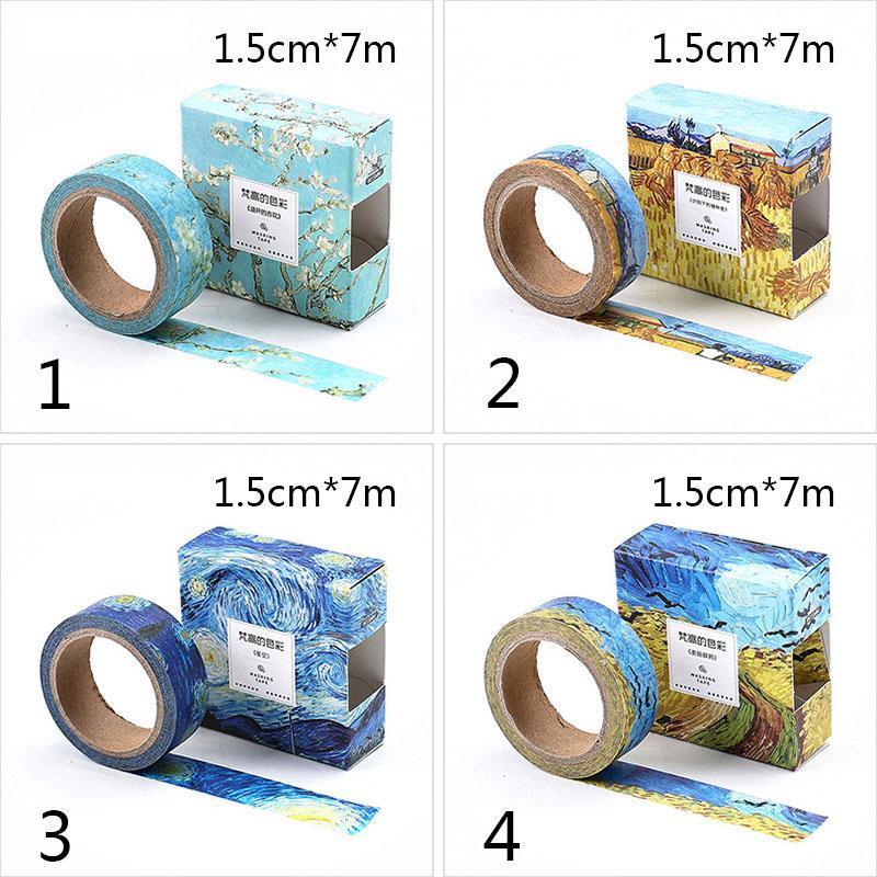 Decorative Washi Tape Roll Set for Crafts and Gift Wrapping