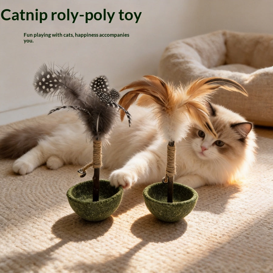Cat Roly-poly Toy A Self-amusing Boredom-busting Gadget