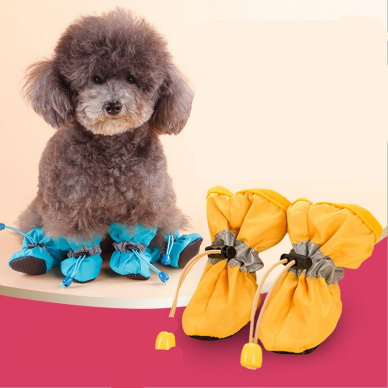 Non-Slip Waterproof Dog Booties for Small Breeds