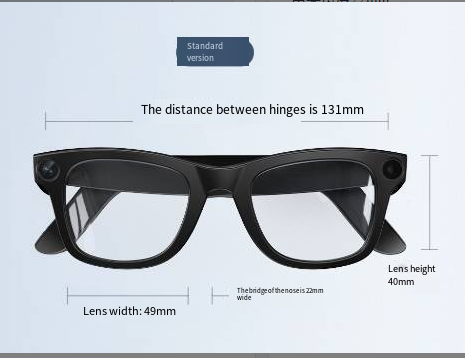 Smart Camera Glasses – Hands-Free Photo & Video Capture