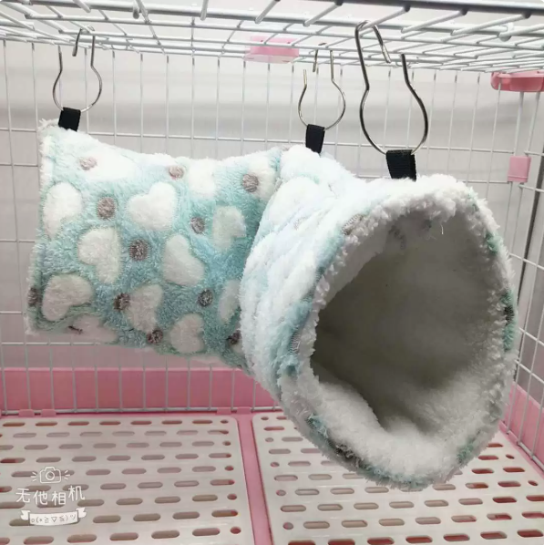 Plush Hamster Tunnel Nest – Cozy Hideaway for Small Pets