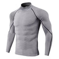 Men's Long Sleeve Compression Workout Shirt – Quick-Dry Athletic Fit
