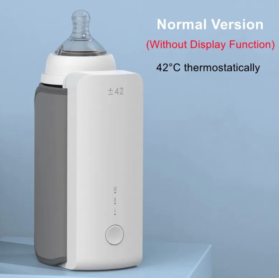 Portable USB Rechargeable Baby Bottle Warmer with Insulated Bag