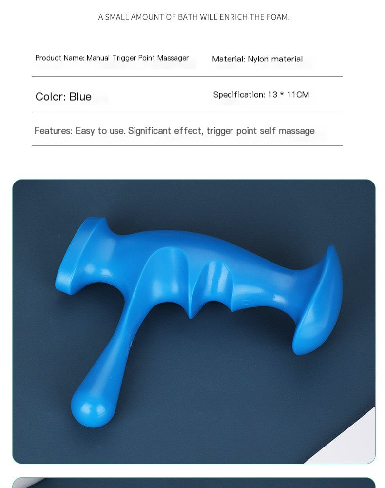 S-Shaped Trigger Point Massage Tool for Neck, Shoulder, and Back