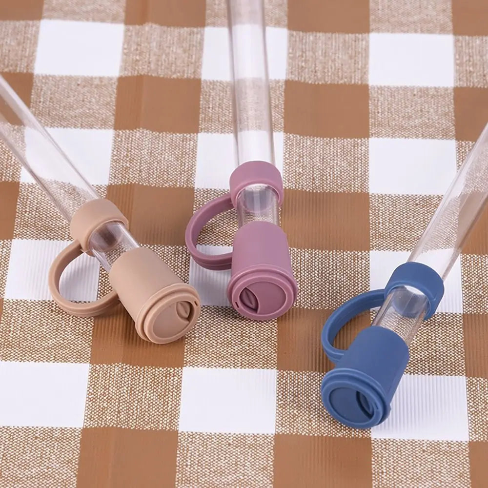 Silicone Straw Tip Covers – Reusable Dust-Proof Caps for 12mm Straws