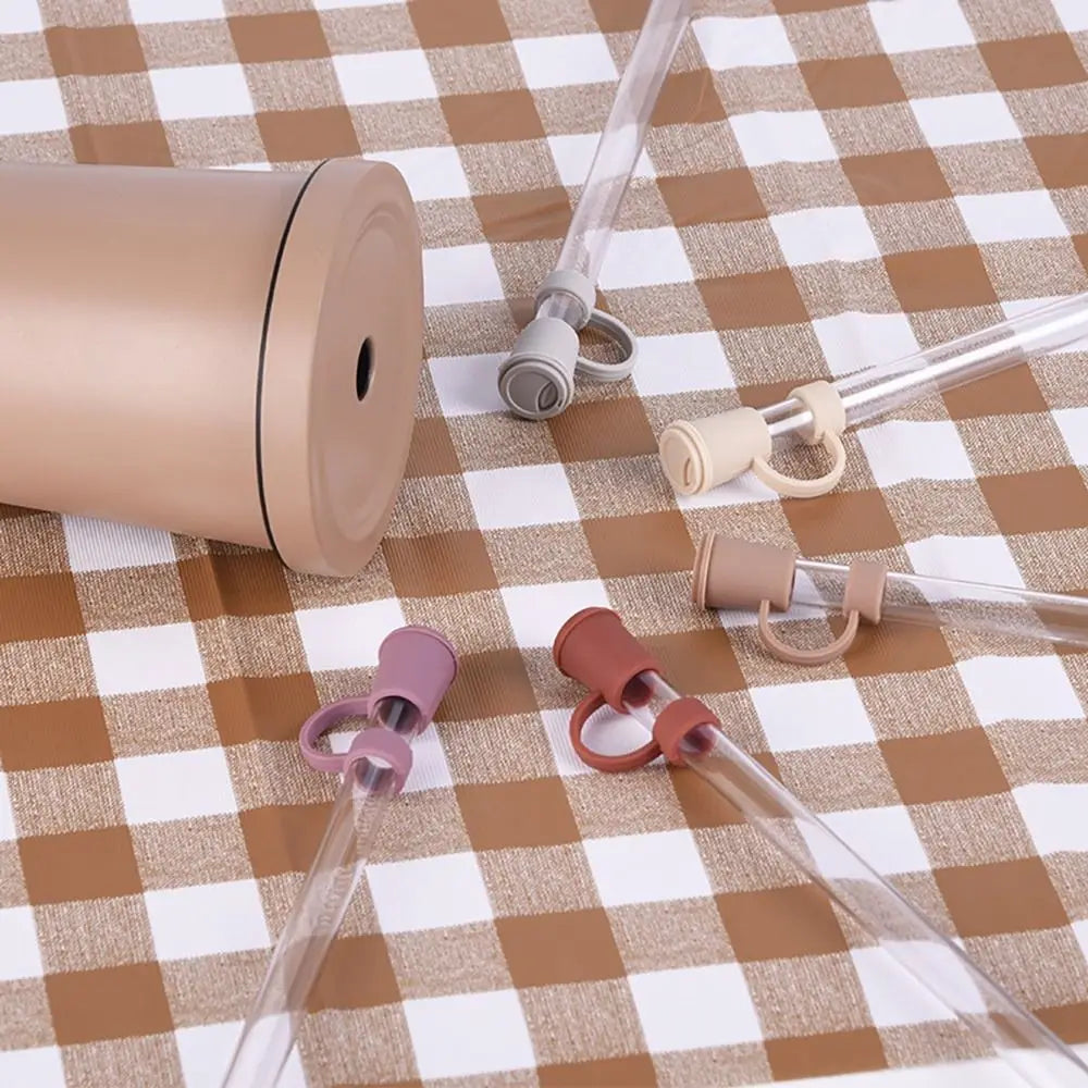Silicone Straw Tip Covers – Reusable Dust-Proof Caps for 12mm Straws