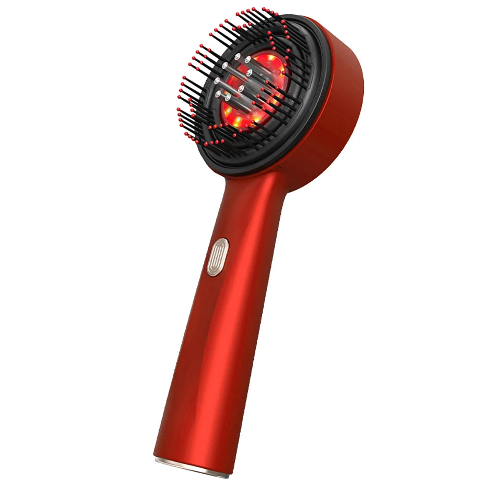 Red Light Scalp Massage Comb with Heat and Serum Infusion