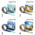 Decorative Washi Tape Roll Set for Crafts and Gift Wrapping