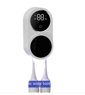 Motion-Sensor UV Toothbrush Sanitizer with Auto Lid