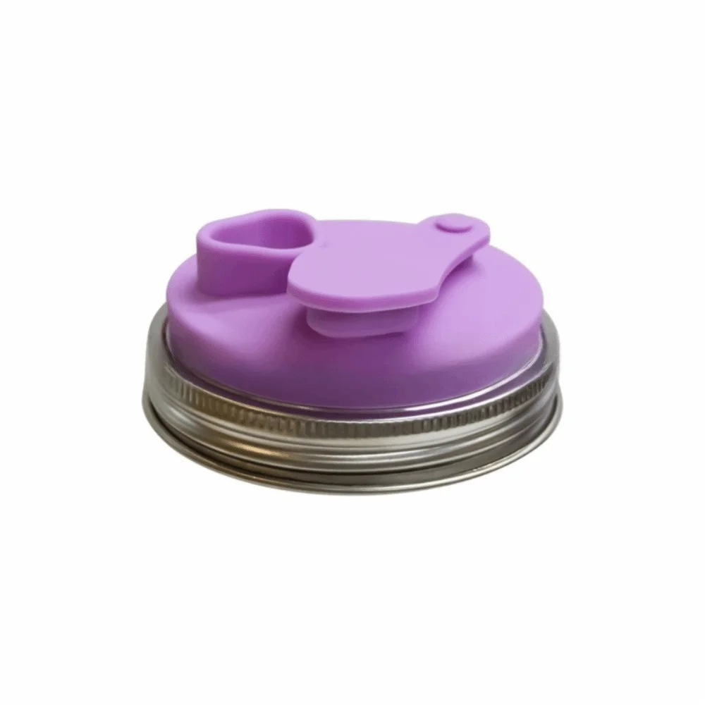 Silicone Soda Can Lid with Leak-Proof Flip Cap – Reusable
