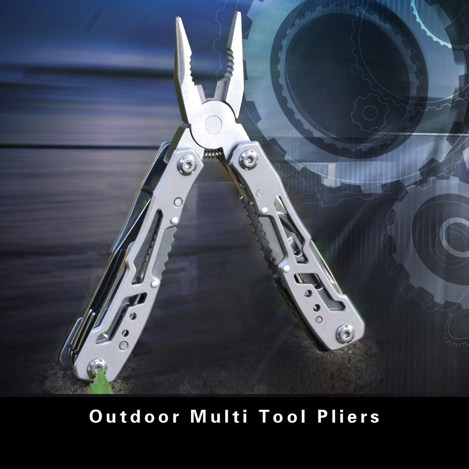 9-in-1 Stainless Steel Pocket Multi-Tool Pliers