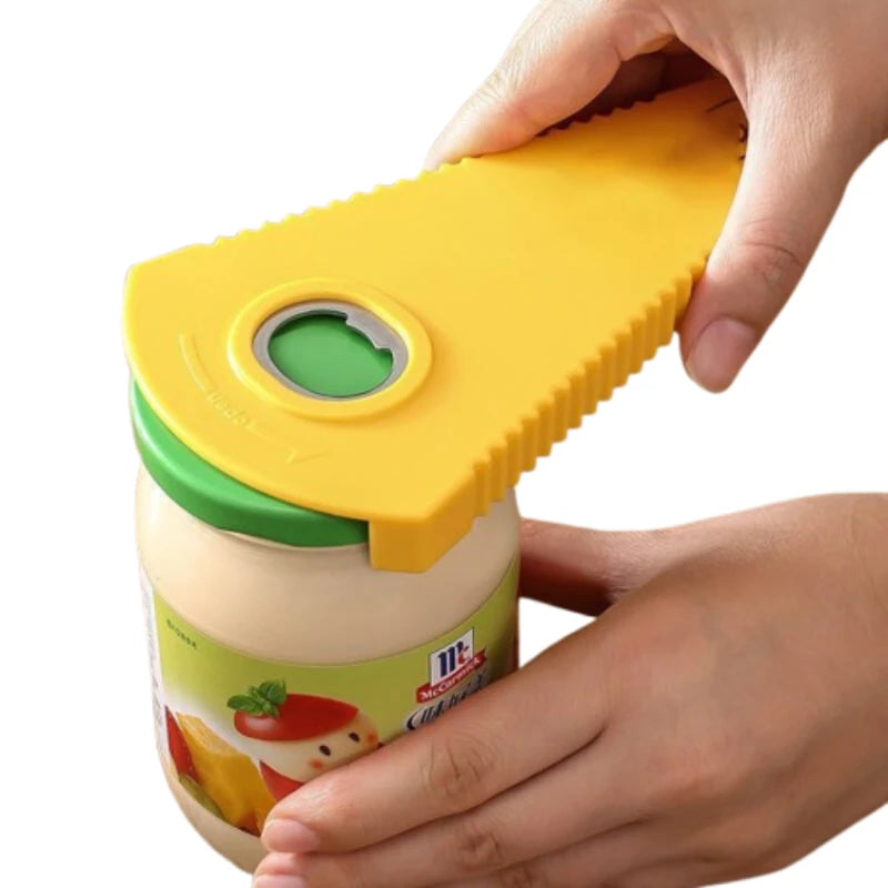 Carrot-Shaped Multifunctional Bottle and Can Opener