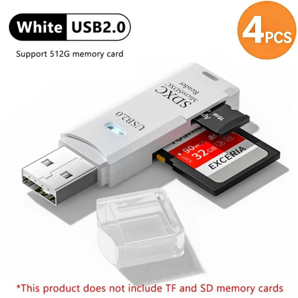 2-in-1 USB 3.0 Card Reader for MicroSD and SD Cards