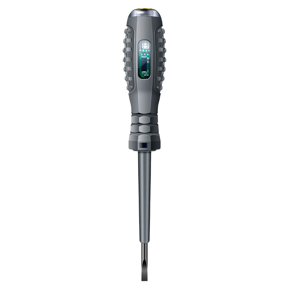 Smart Voltage Tester Screwdriver with LED Indicator – 2-in-1 Electrical Tool