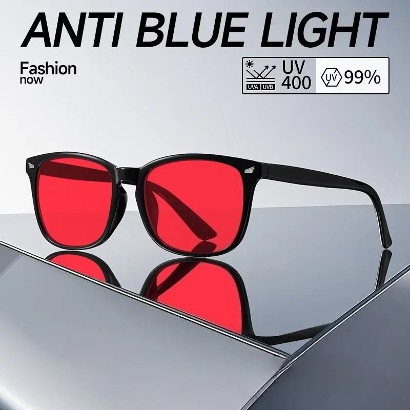 Tinted Anti-Blue Light Glasses for Screen and Night Use