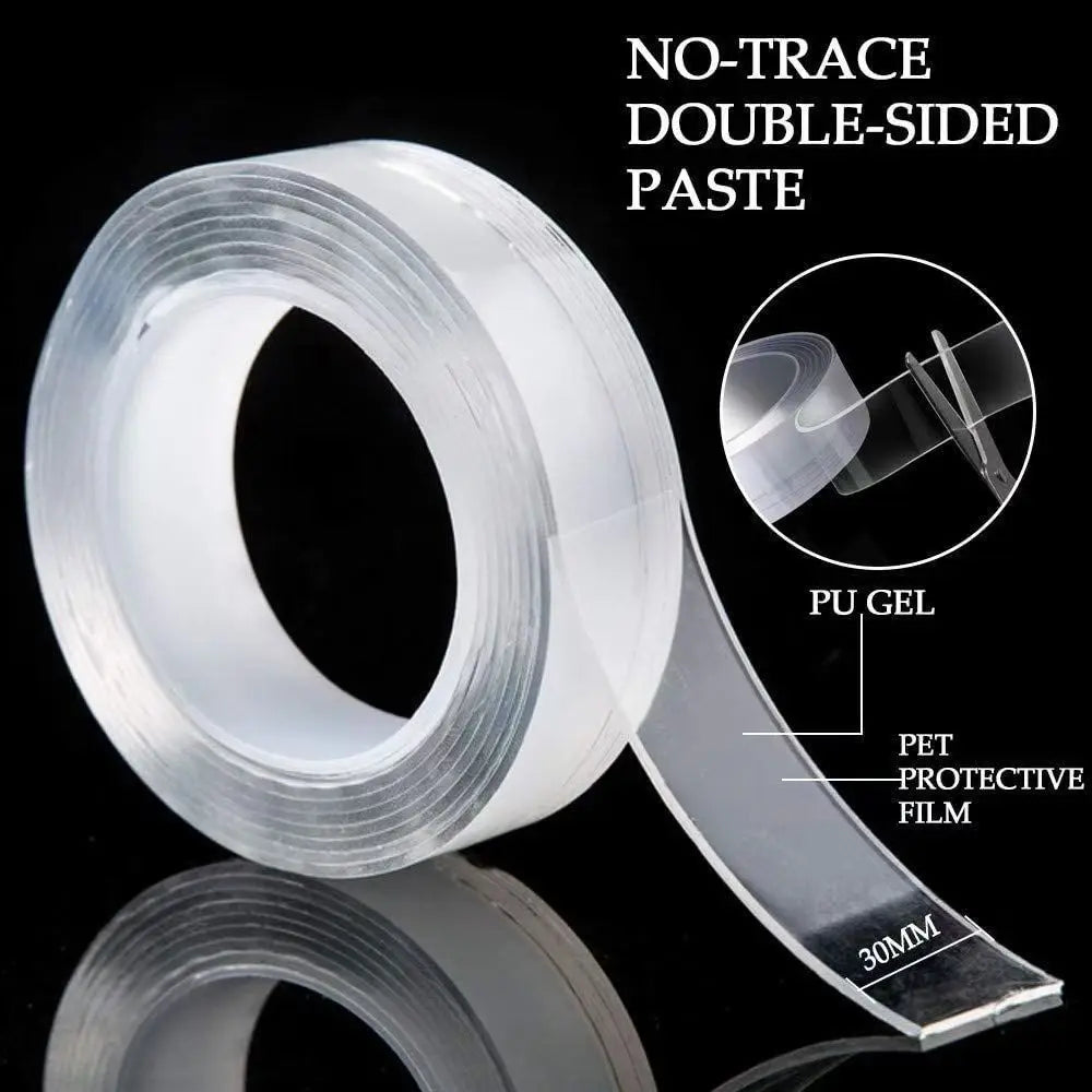 Nano Double-Sided Tape – Strong, Waterproof & Traceless Hold