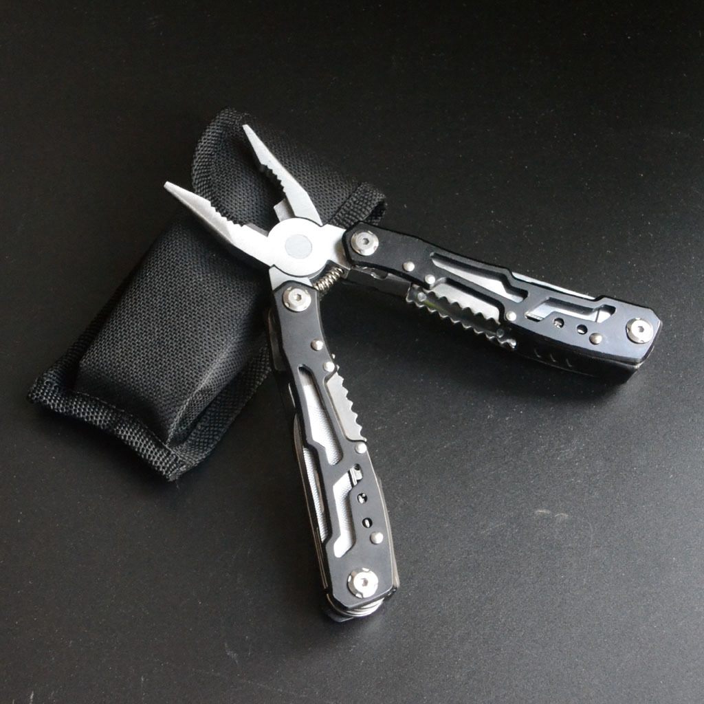 9-in-1 Stainless Steel Pocket Multi-Tool Pliers