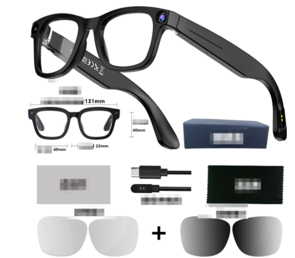Smart Camera Glasses – Hands-Free Photo & Video Capture