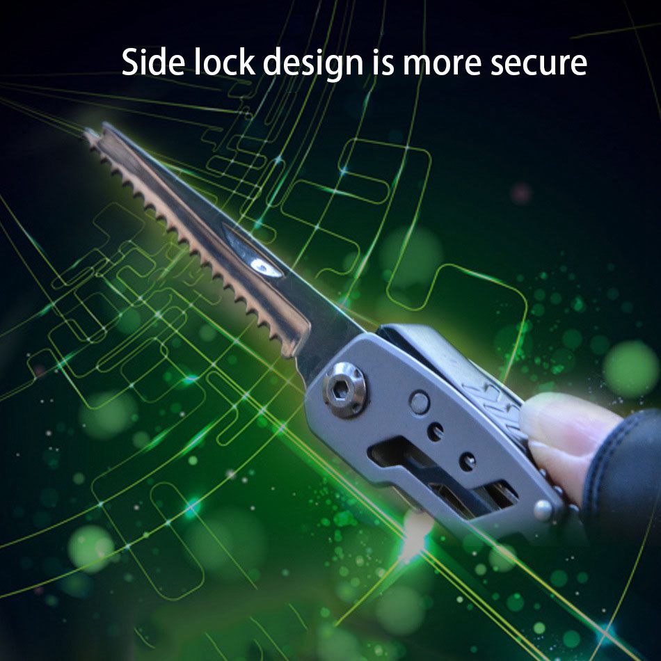 9-in-1 Stainless Steel Pocket Multi-Tool Pliers
