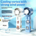 Handheld Mini Ice Cooling Portable Rechargeable Bladeless Turbo USB Desk Fan