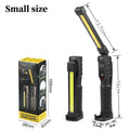 Folding COB LED Work Light – Rechargeable with 7 Lighting Modes