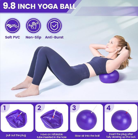 13-Piece Yoga and Pilates Starter Set for Home Workouts