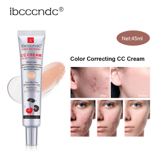 Korean CC Cream with SPF 25 for Brightening and Coverage