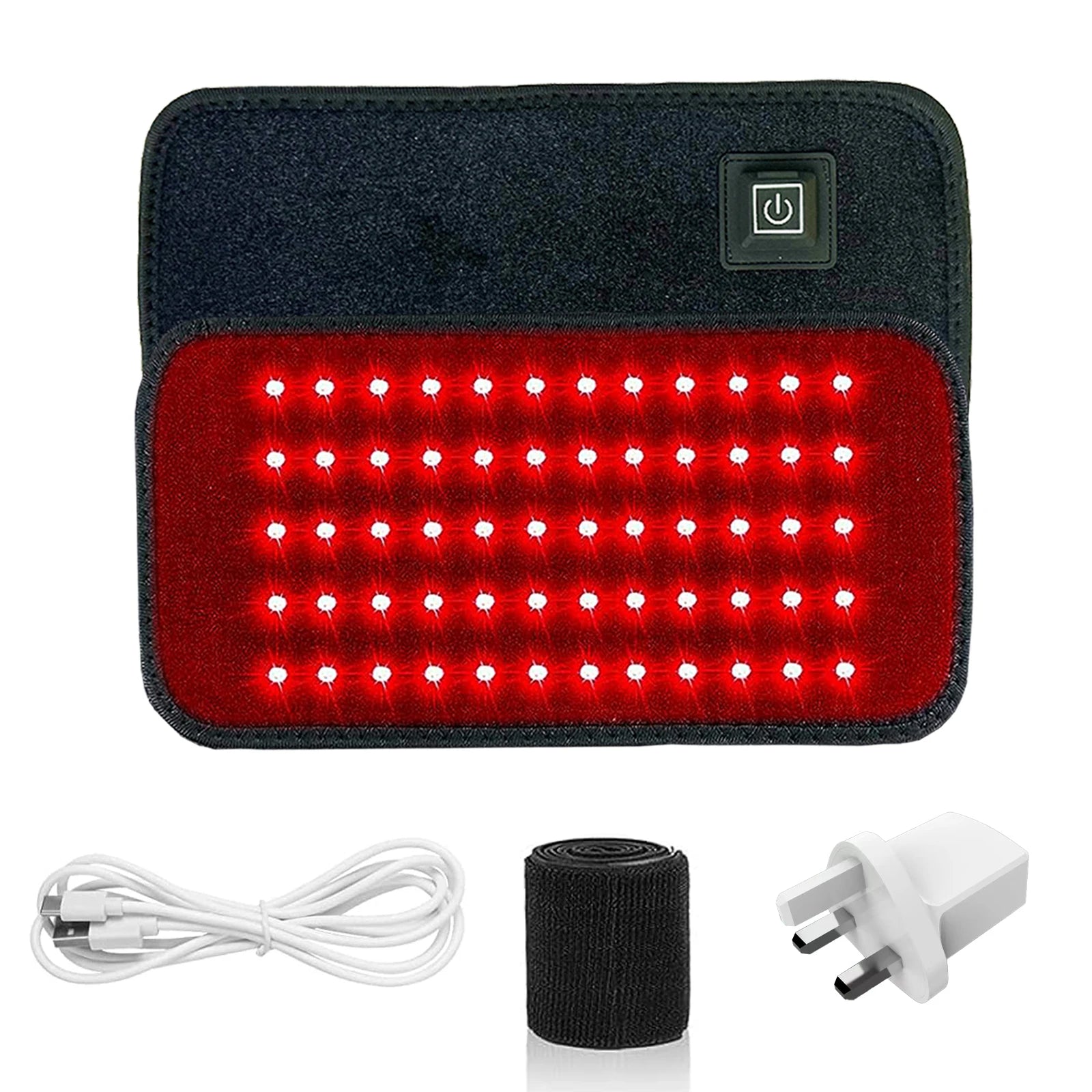 Red Light Therapy Belt — 60 LED Infrared Pain Relief