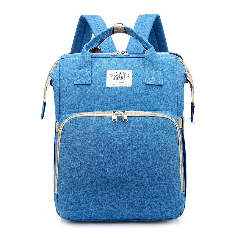 Diaper Backpack with Insulated Bottle Pockets – Water-Resistant
