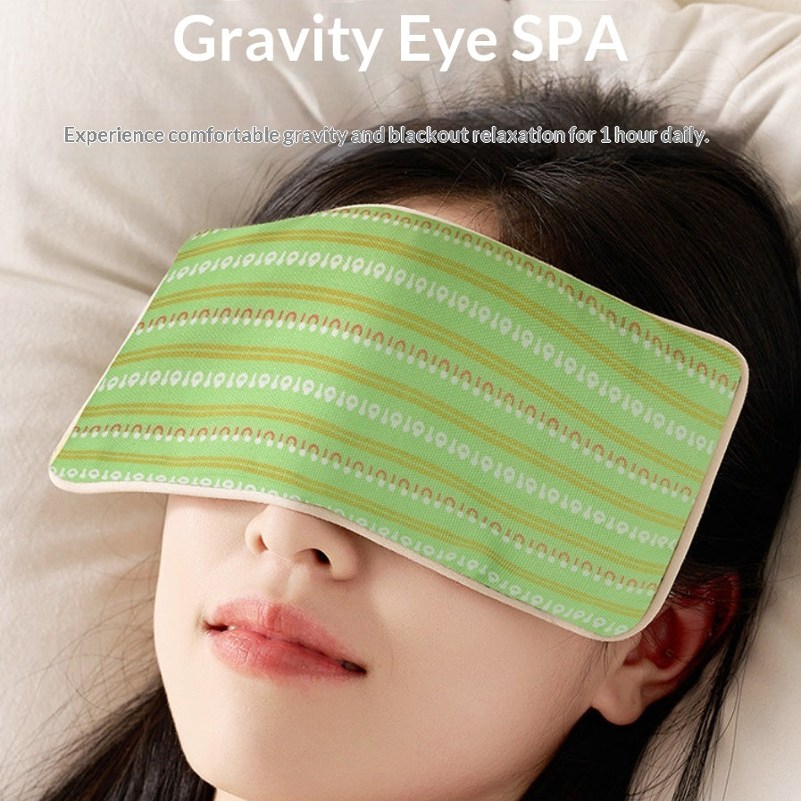 Gravity Eye Pillow With Cassia Seeds And Mugwort For Light-Blocking Sleep
