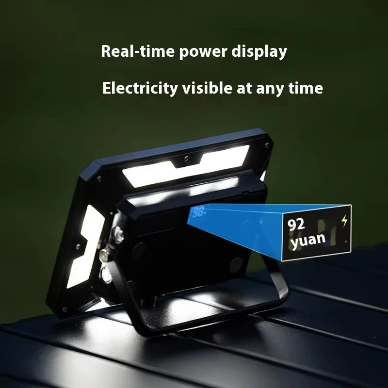 LED Camping Tent Light with Magnetic Mount – USB-C Rechargeable