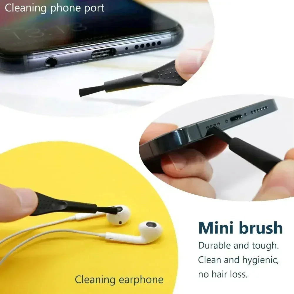 Phone and Earbuds Cleaning Kit with Dust Plugs – Charging Port Cleaner