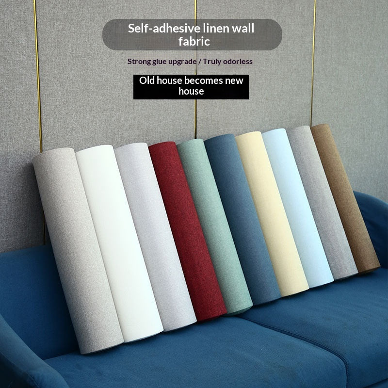 Flax Self-adhesive Wallcovering