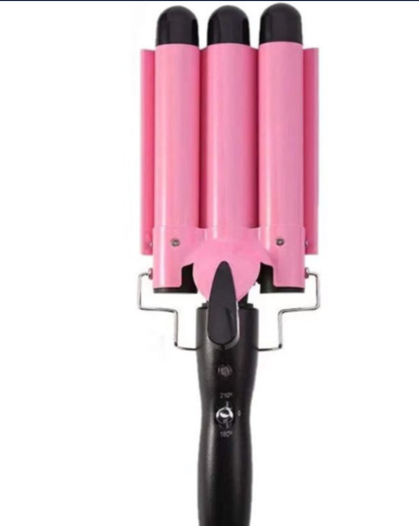 Triple Barrel Curling Iron for Effortless Beach Waves