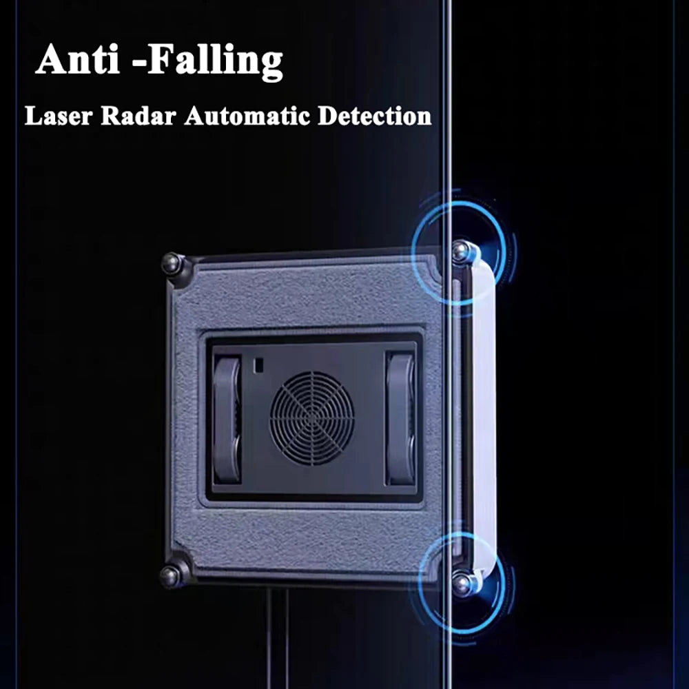 Robotic Window Cleaner with Dual Water Spray