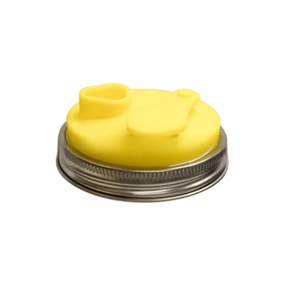 Silicone Soda Can Lid with Leak-Proof Flip Cap – Reusable