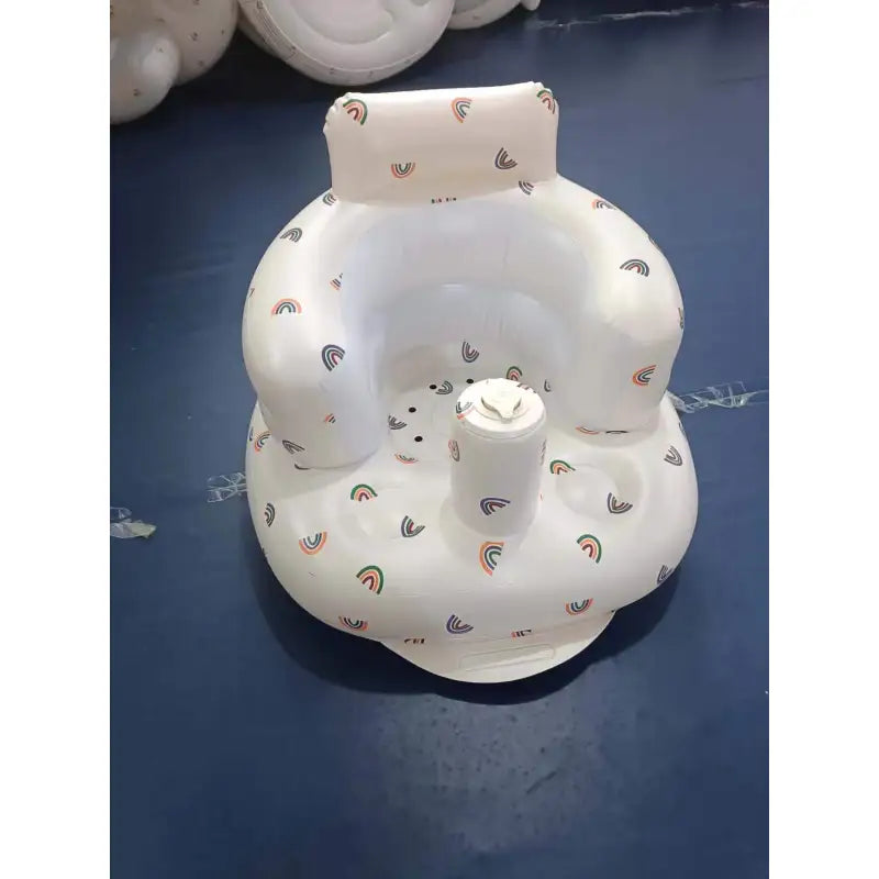 Inflatable Baby Seat Chair with Built-In Air Pump – Ages 6–24 Months