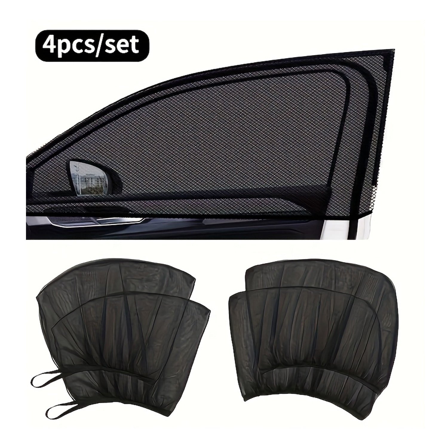 Mosquito Curtains For Cars Car Sun Shade Styling Accessories Auto UV Protect Curtain Side Window Sunshade Mesh
