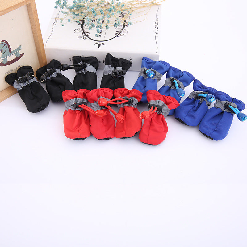 Non-Slip Waterproof Dog Booties for Small Breeds