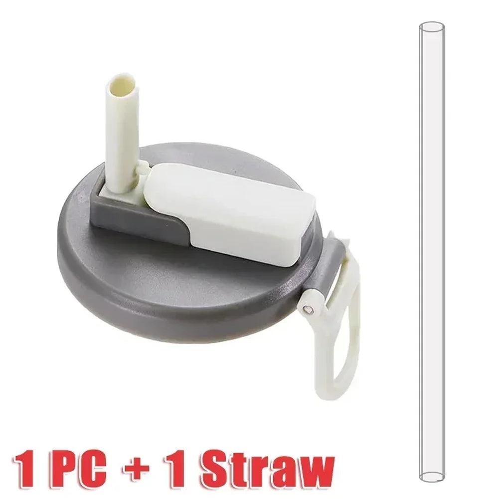 Reusable Silicone Can Lids with Built-In Straw – Standard Can Size
