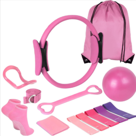 13-Piece Yoga and Pilates Starter Set for Home Workouts