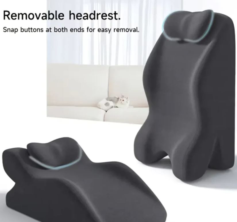 Contoured Pillow for Stomach Sleepers – Neck and Shoulder Support