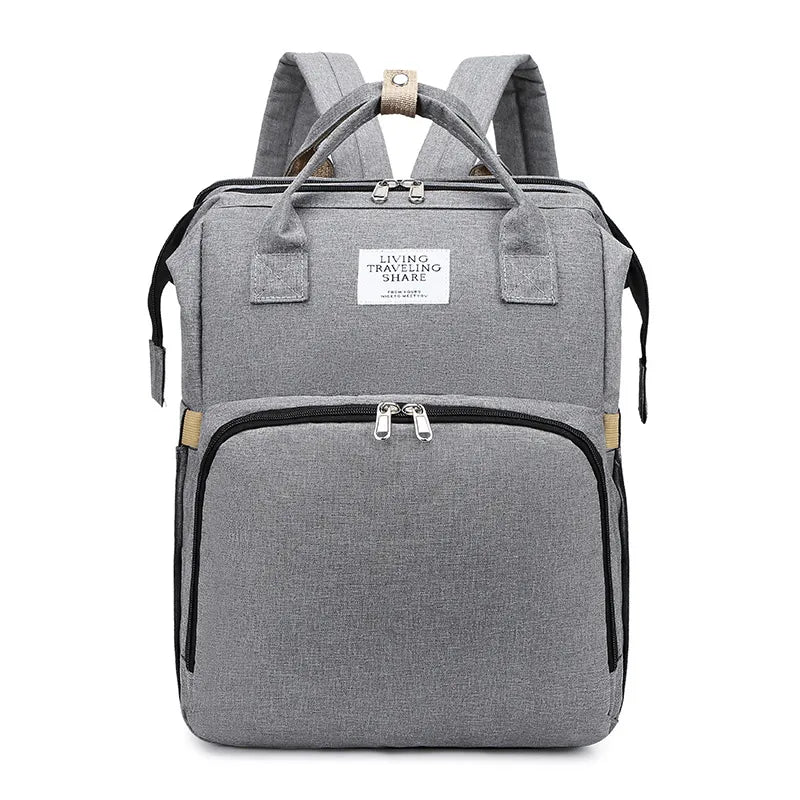 Diaper Backpack with Insulated Bottle Pockets – Water-Resistant