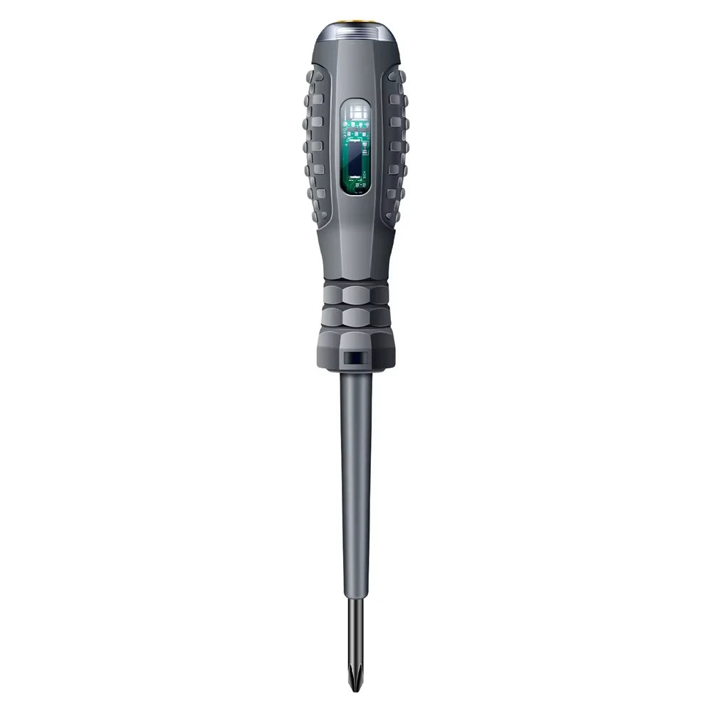 Smart Voltage Tester Screwdriver with LED Indicator – 2-in-1 Electrical Tool